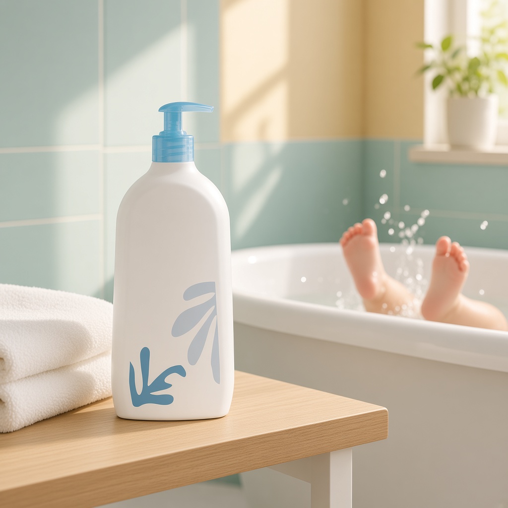 biolane gel lavant corps et cheveux750ml — mise en situation