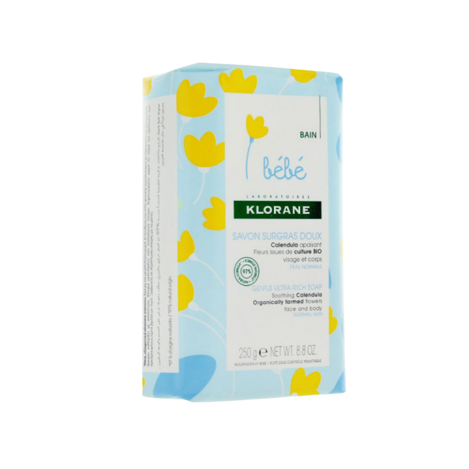 KLORANE - Savon surgras doux 250 G