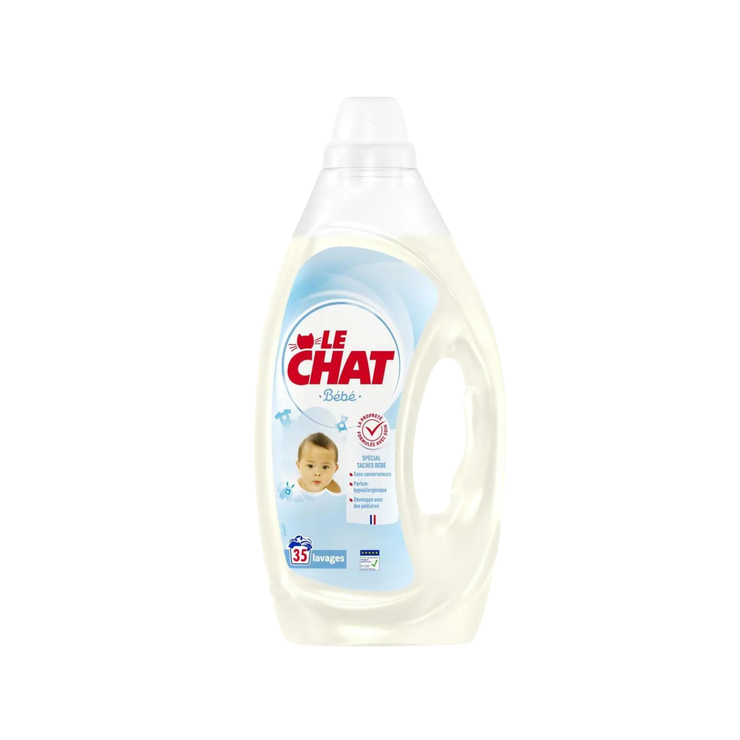 LE CHAT - Lessive liquide Bebe 1,575L 35 lavages