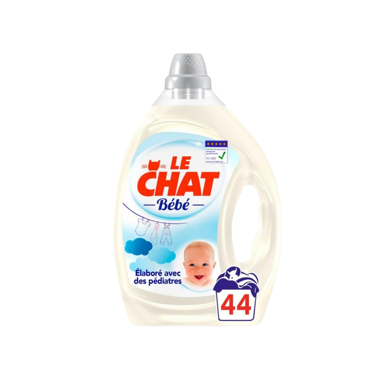 LE CHAT - Lessive liquide Bebe 1,98L 44 lavages